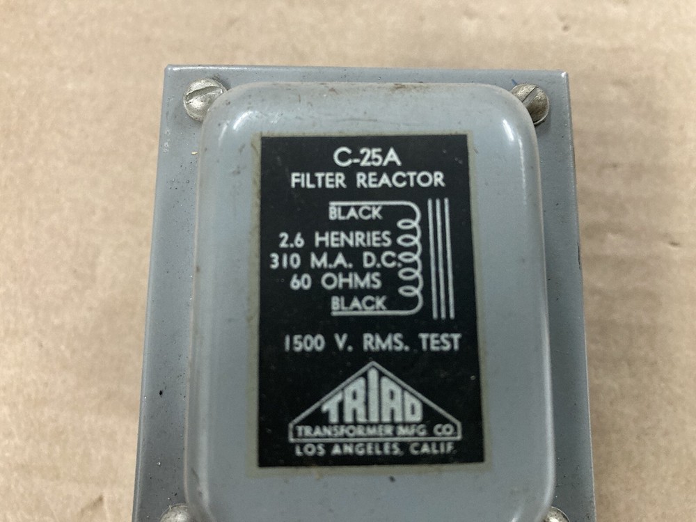 Triad | C-25A Filter Choke 2.6HY 310MA #2