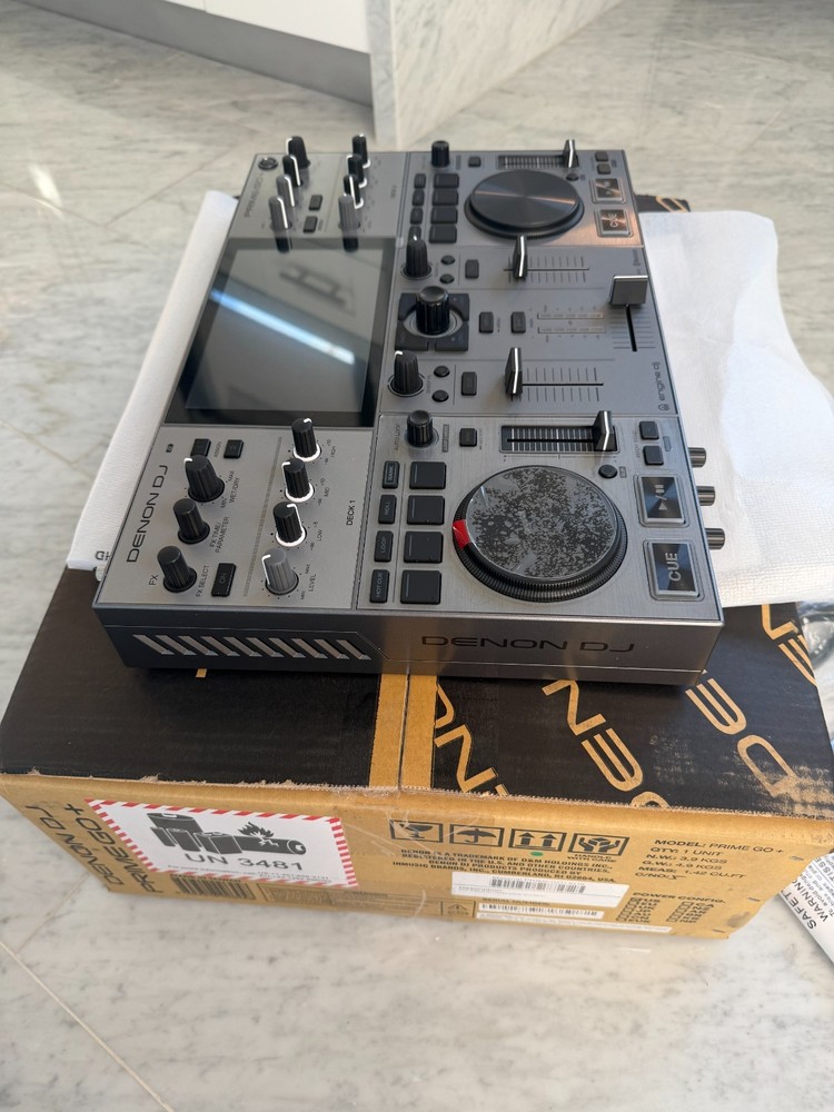 Denon DJ PRIME GO+ Portable Battery Powered Standalone 2 Deck DJ Controller