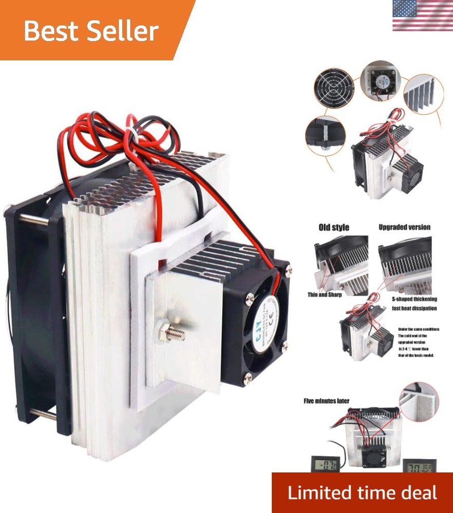 Quiet Mini Air Conditioning Kit with Thermoelectric Cooling & Easy Installation