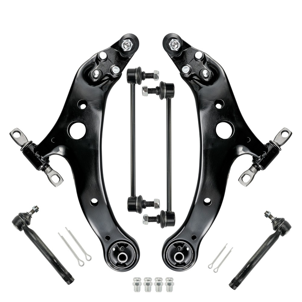 6pc Front Sway Bar Outer Tie Rods Ball Joints for 2013-2017 Toyota Camry Avalon