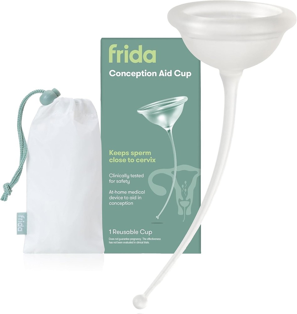 Frida Fertility Conception Aid Cup, Reusable Cervical Cup for Sperm Retention...