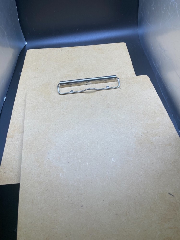 2 pack Saunders 12" x 9" Hardboard office Clipboard B8