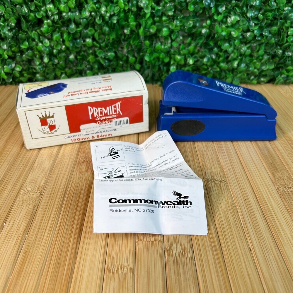 Premier Quickfill Cigarette Rolling Machine Injector 84/100 Mm