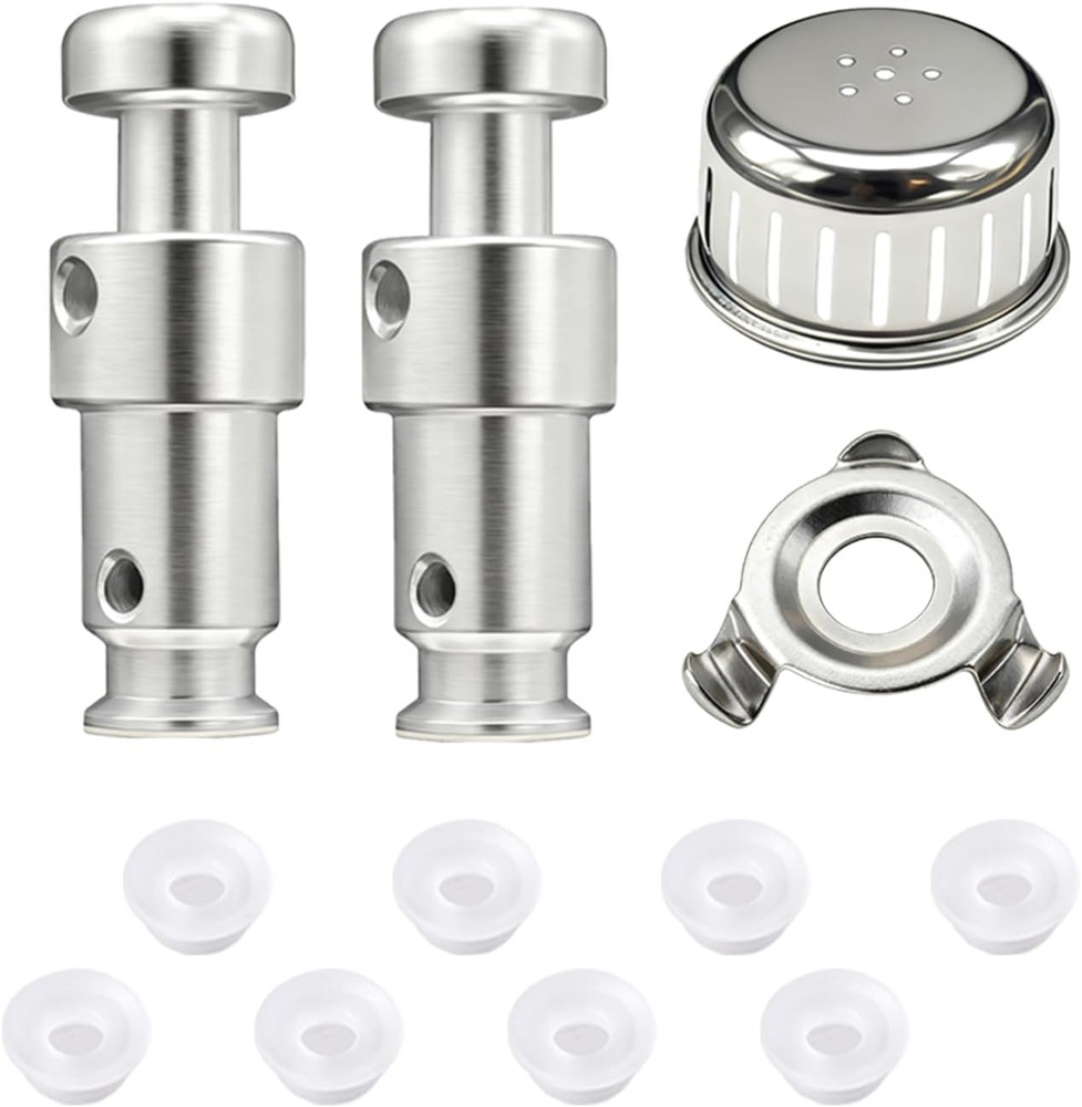 12 Pcs Float Valve Seal for Instant Pot, Replacement Gaskets & Anti-Block Shield