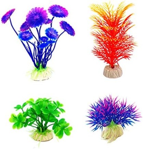 Stability & Beauty: 11-Pack Artificial Plants for Safe Aquarium Environments