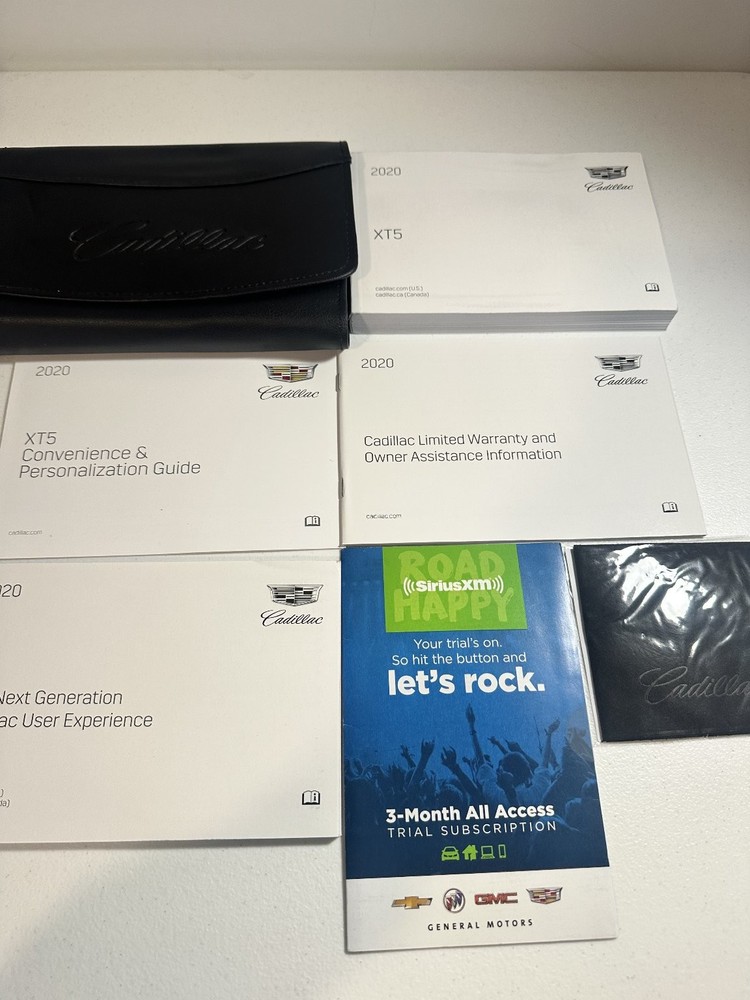 2020 Cadillac XT5 Owner's Manual Set OEM
