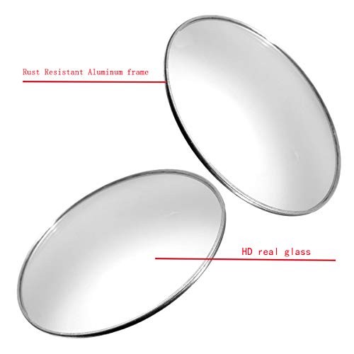 2 Pack 3" Blind Spot Mirrors for Trucks, Van, SUV, Large Vehicle - 2 pack