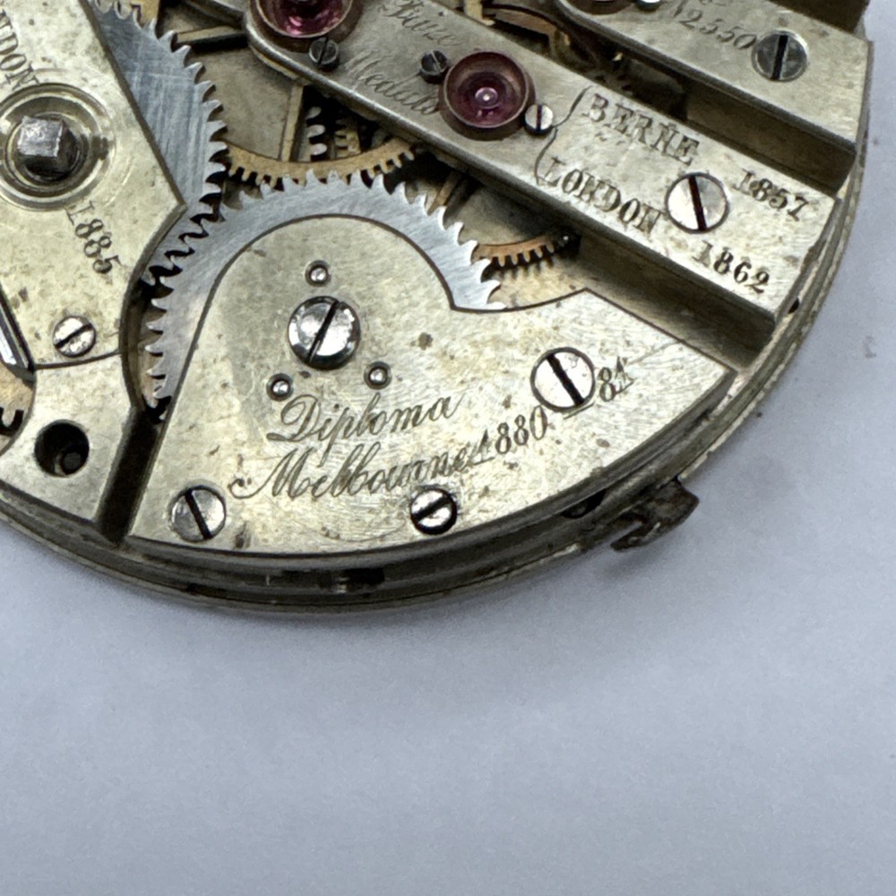 Baume & Co Pocket Watch Face, Missing Case, Vintage Look