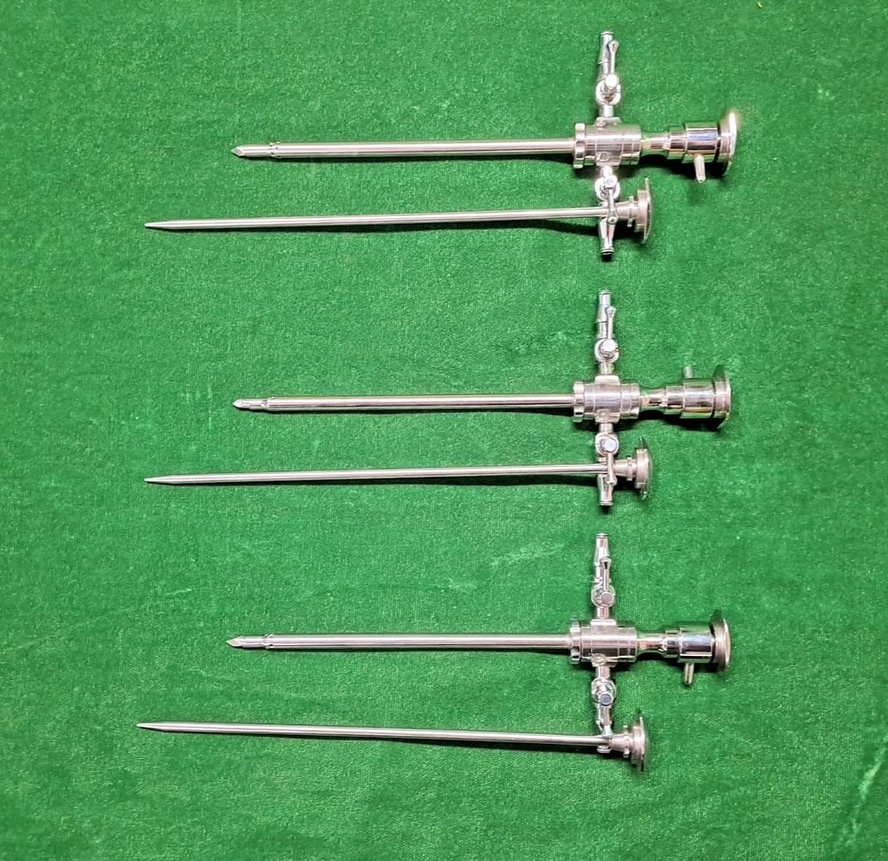Laparoscopic Arthroscopy Sheath 4mm Reusable Best Quality Instruments - 3 Set