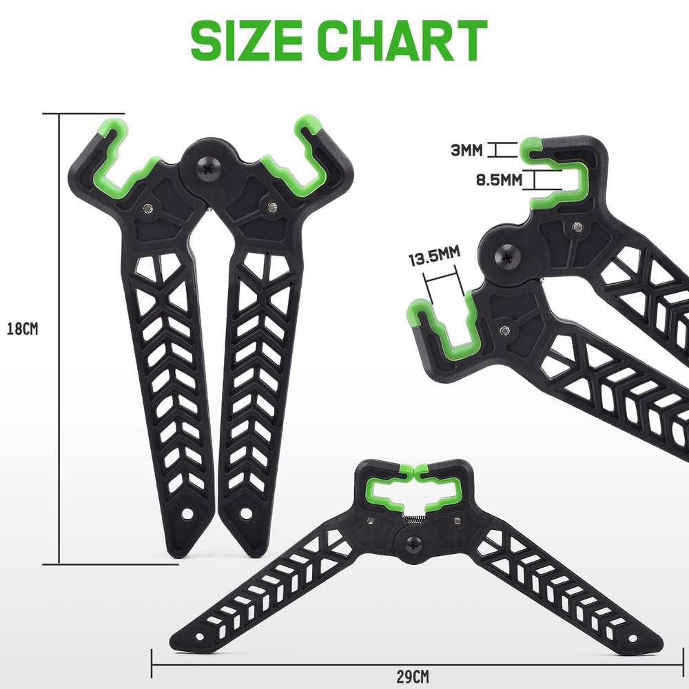 Archery Bow Stands Compound Bow Rack Kickstand Shooting Holder 3D Shoot