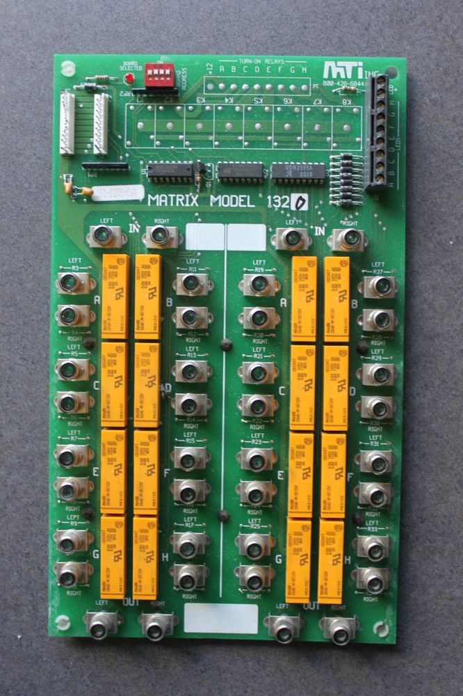 MTI Matrix  Speaker Switching Module Card #1320