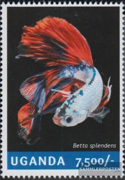uganda 3279 MNH 2014 Kampffisch