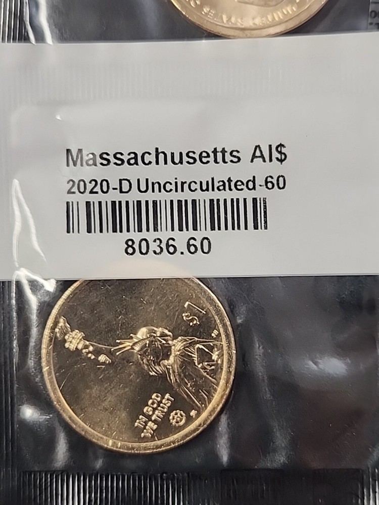 (5) US UNCIRCULATED DOLLAR COINS 2019-2020 R103