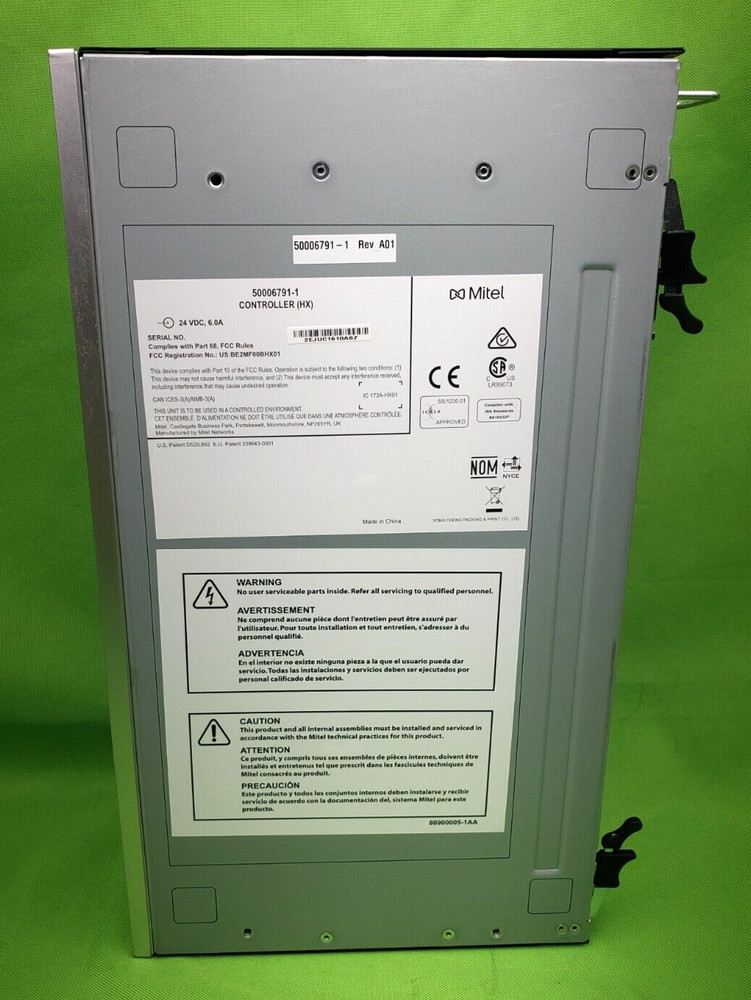 Mitel HX 5000 Processor Module Controller Base Rack Mountable 50006791 W/Bracket