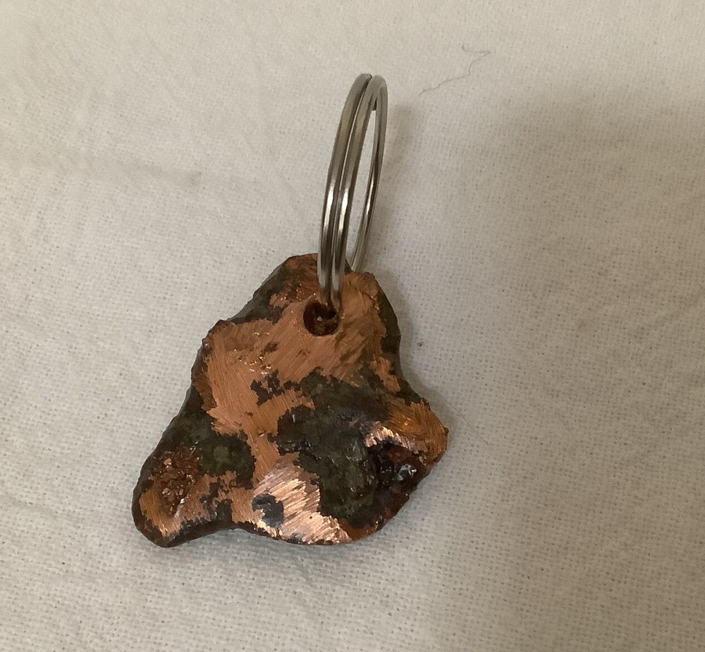 Copper/Bronze Nuggets Keychain