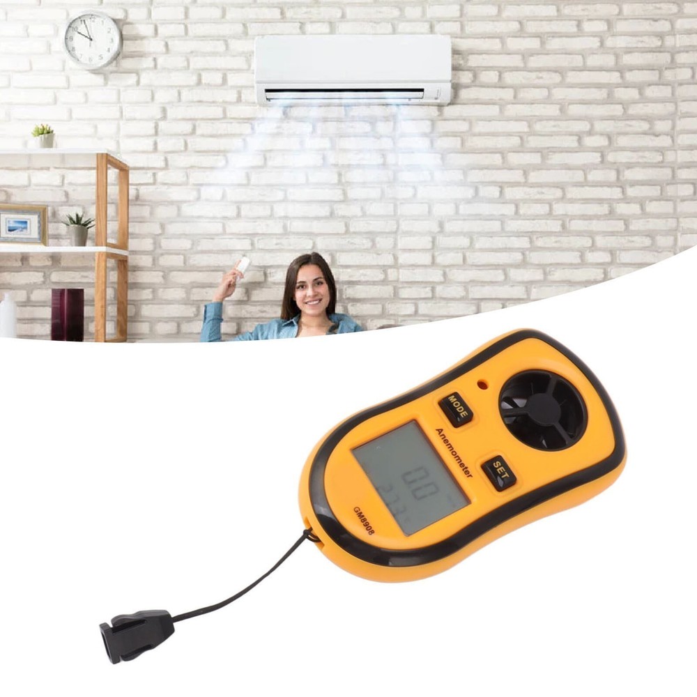 Handheld Digital Anemometer Pocket Wind Meter Handheld Mini Wind Speed
