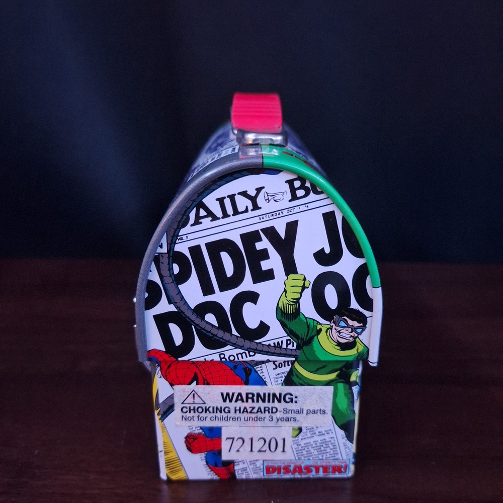 2007 Marvel Comics Amazing Spider-Man vs. Doc-Ock Mini Tin Lunchbox