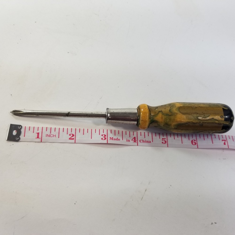 VINTAGE FULLER 727 PHILLIPS SCREWDRIVER WOOD HANDLE