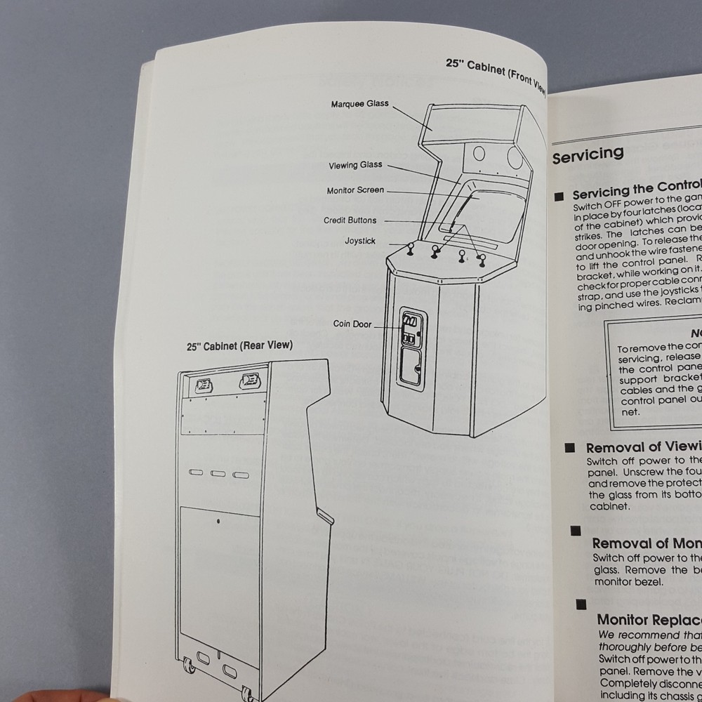 Original Smash TV Arcade Operations Manual