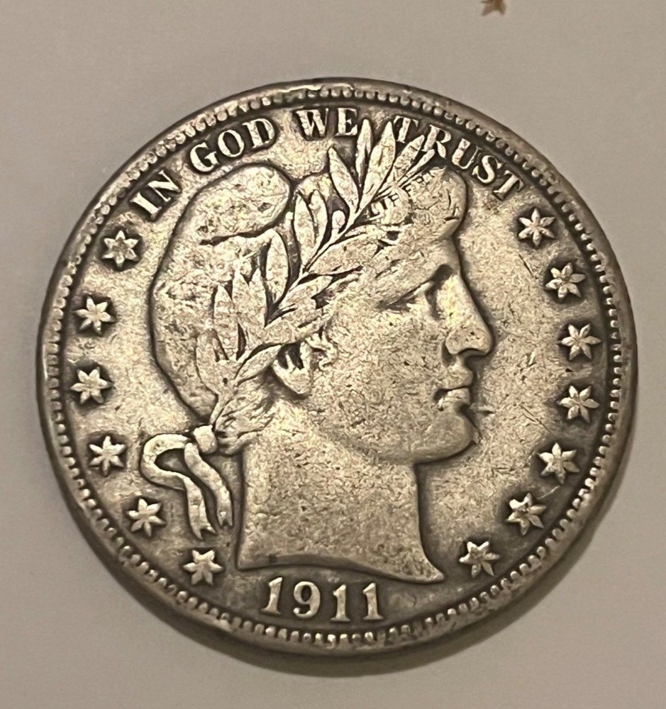 1911 Barber Half Dollar VF