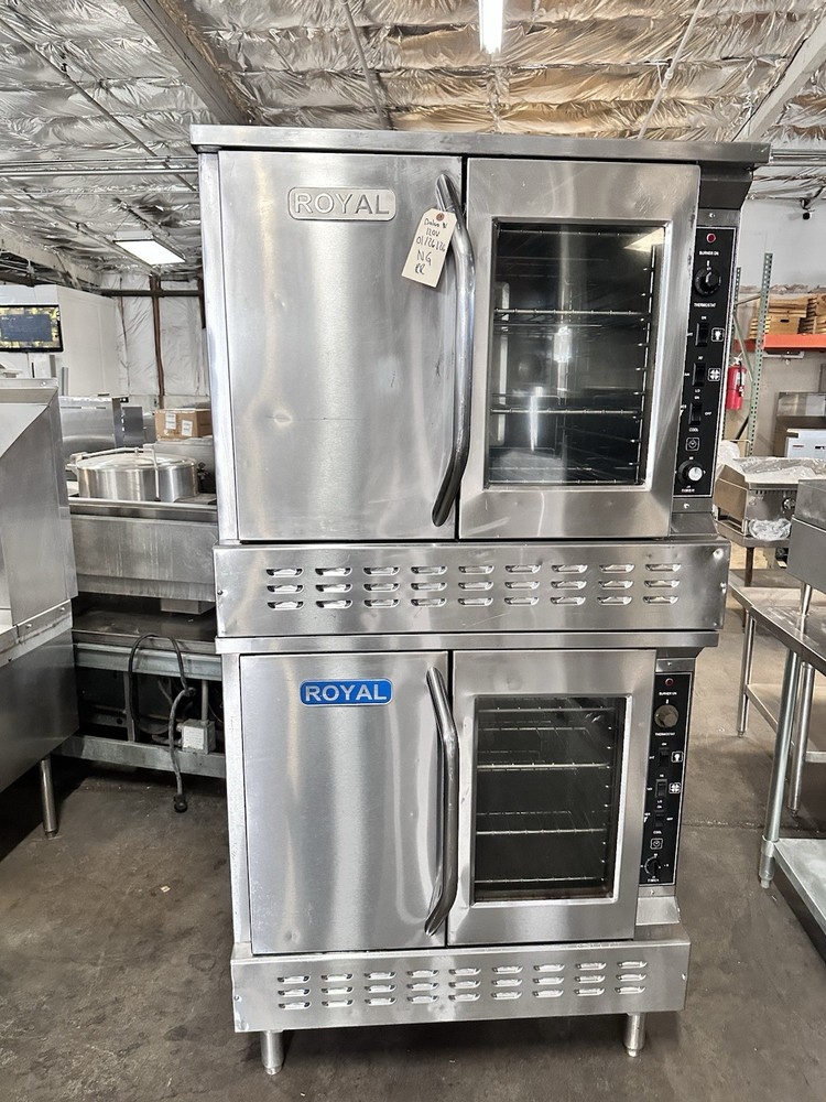 Royal Double Stack Convection Oven Natural Gas