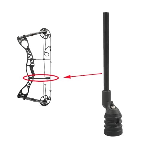 String Stop Bracket String Decelerator Compound Bow Vibration Balance Black 1