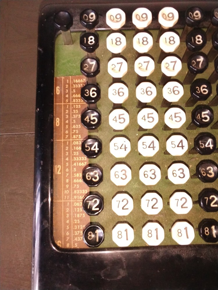 Vintage Burroughs Calculator Adding Machine Key Driven 1920's READ