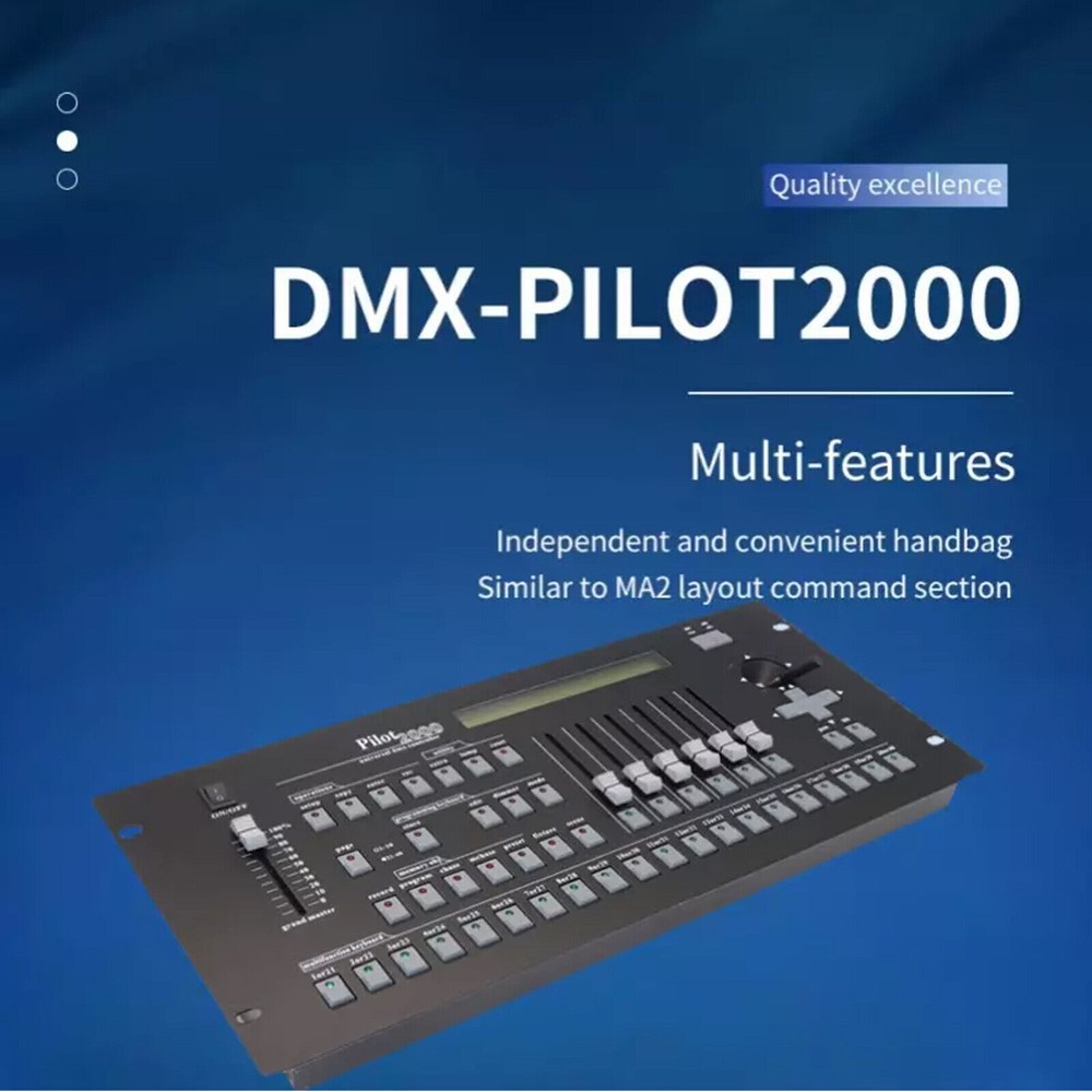 Pilot 2000 DMX Controller DJ Club Bstage effects lighting Console DMX512 console
