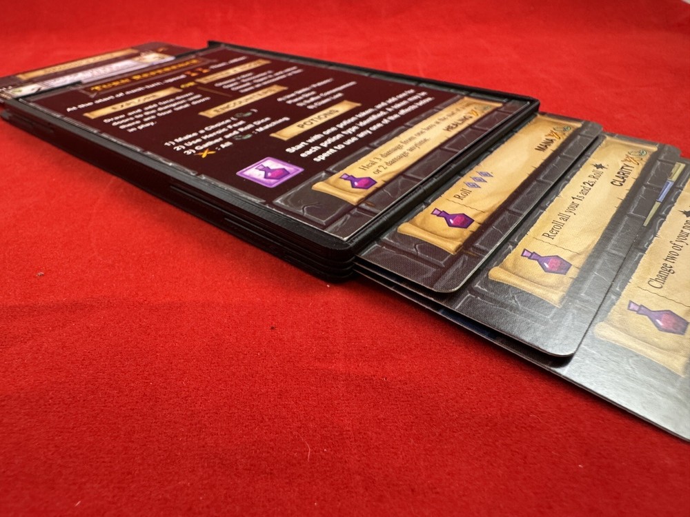 One Deck Dungeon compatible Reference Card/Dungeon Holder