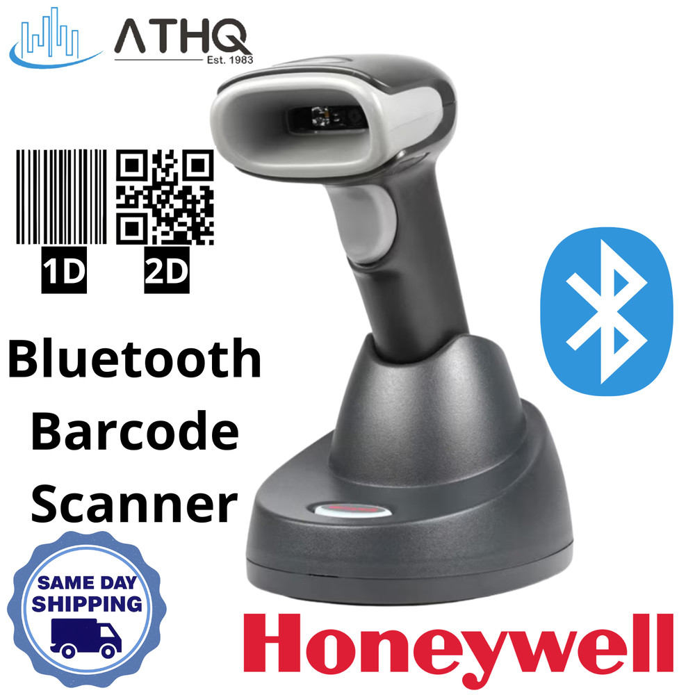 Honeywell Voyager XP 1472G Bluetooth Wireless 1D/2D QR Code Barcode Scanner POS