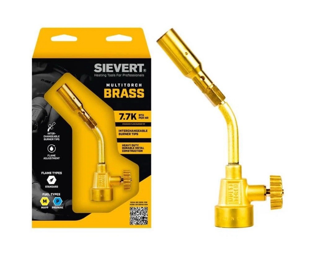 SIEVERT MultiTorch Brass Burner Tip (Fuel Not Included)