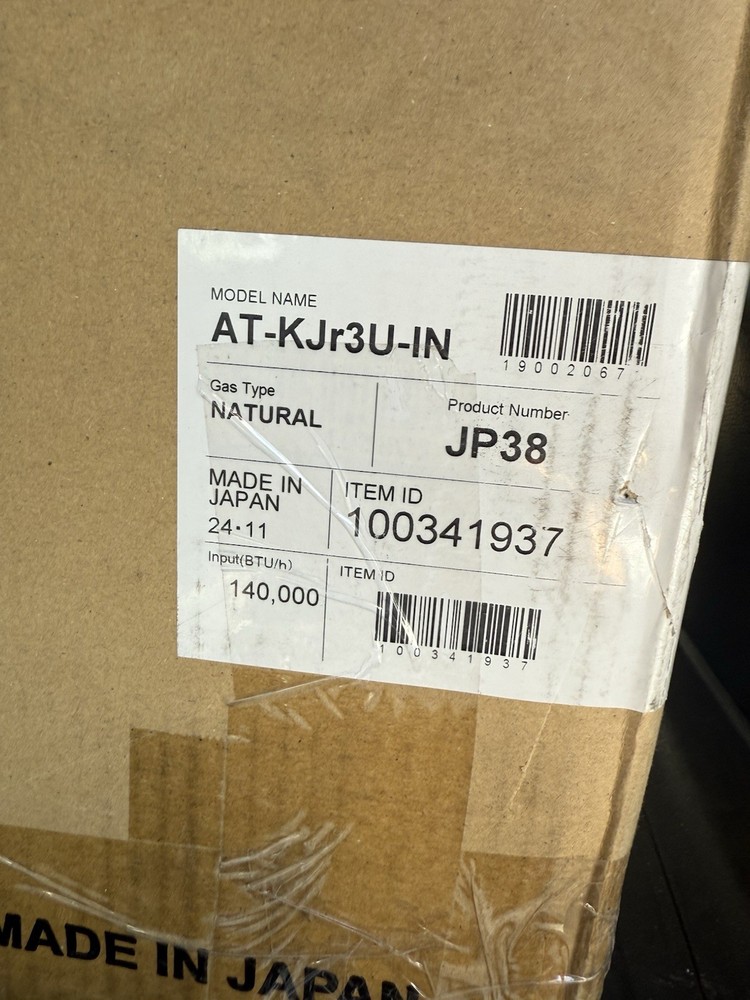 TAKAGI TK-110U-1 200 Ultra Low-NOx Non-Condensing Indoor Tankless Water Heater