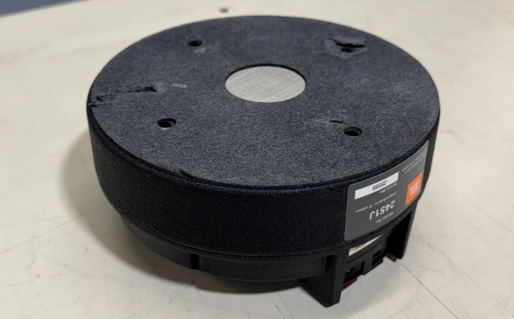 JBL 2451J Neodymium High Frequency Compression Driver, 8 Ohm