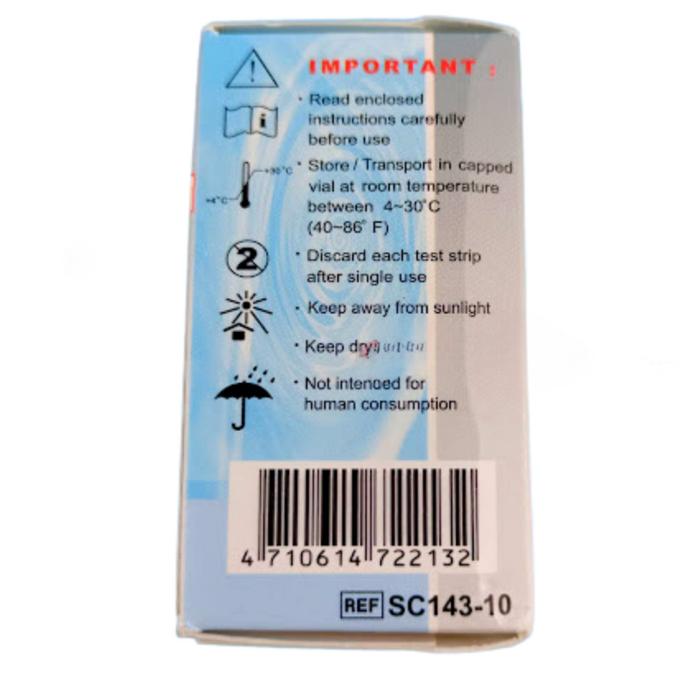 Original New 10 Test Strips Easy Touch For Cholesterol Level Check