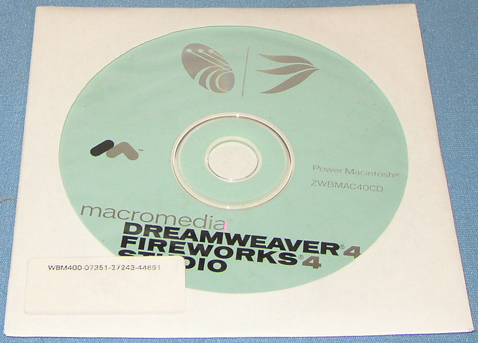 Macromedia Dreamweaver Fireworks Studio 4 Web Site Design Power Macintosh Mac