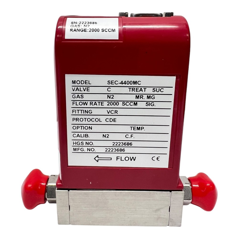 STEC SEC-4400 MASS FLOW CONTROLLER SEC-4400MC 2000SCCM N2