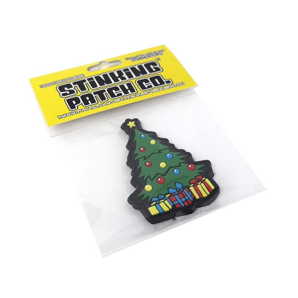 Christmas Tree Tactical Patch | Christmas PVC Hook and Loop Morale Patch