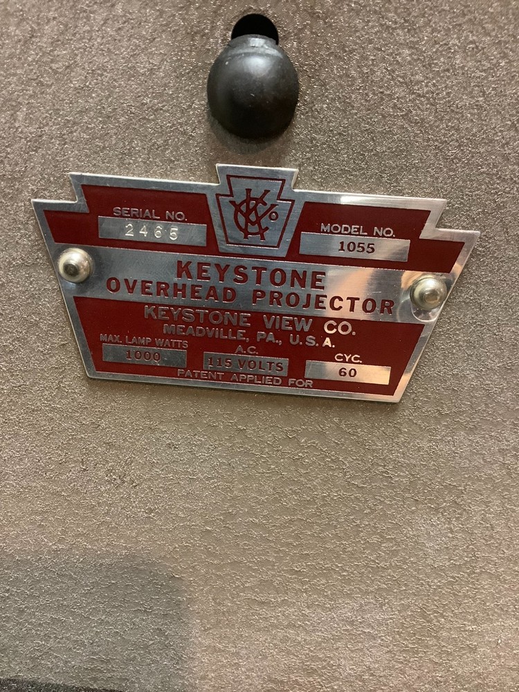 Keystone View Overhead Projector Model 1055