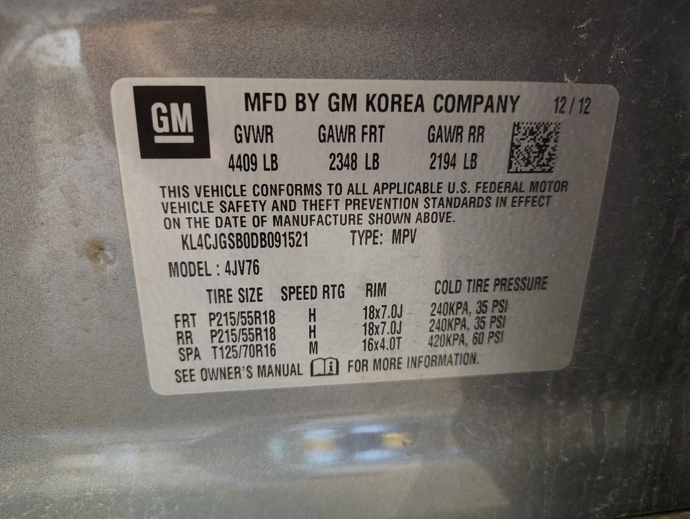 Used Transfer Case Assembly fits: 2013 Buick Encore Grade A