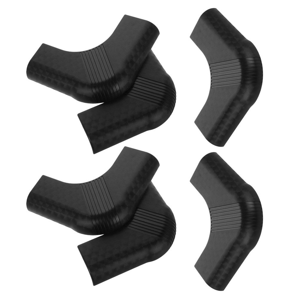 6pcs Pool Table Corner Guards Edge Bumper Covers Nylon (Black) - For Billiard