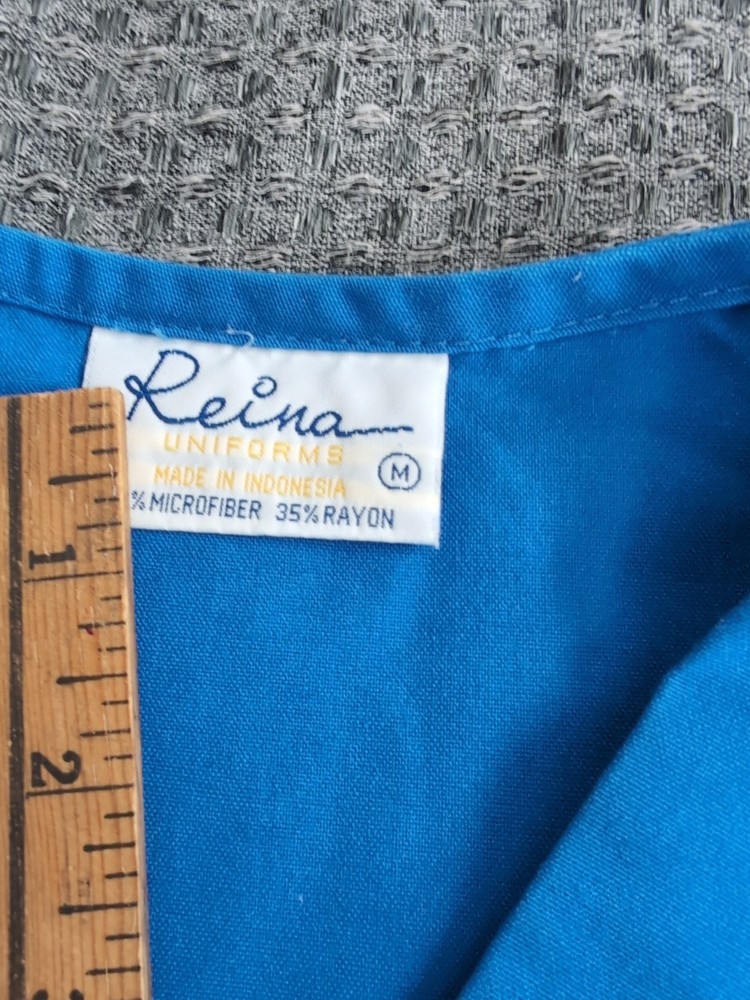 Vintage REINA Scrub Set Blue Size Medium