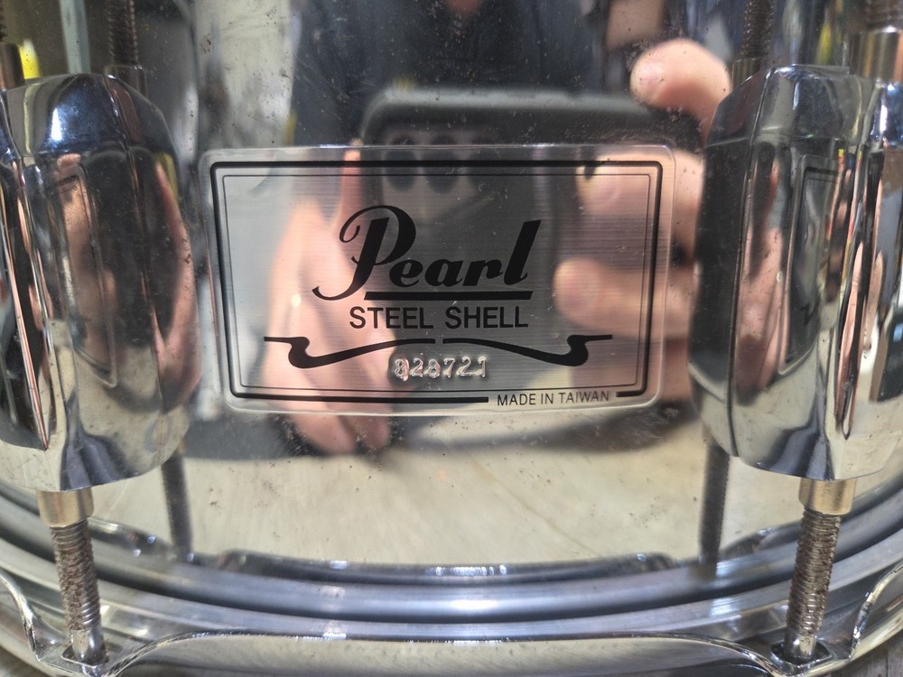 Pearl Snare Drum WA Steel Shell w/ Hard Case
