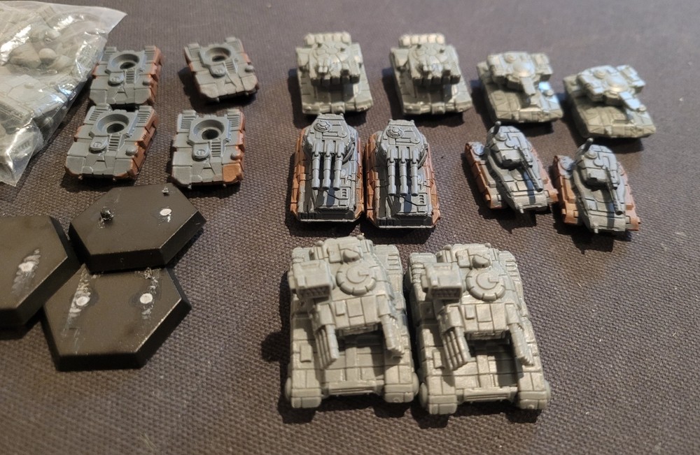 Battletech Tank Lot - Unpainted