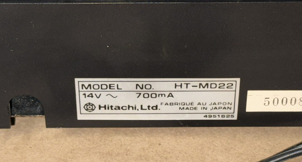 Hitachi HT-MD22 Turntable Record Player - Needs New Belt