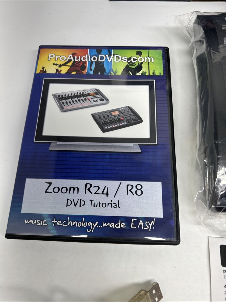 Zoom R8 Multitrack Recorder: Interface: Controller Sampler In Box Tutorial DVD