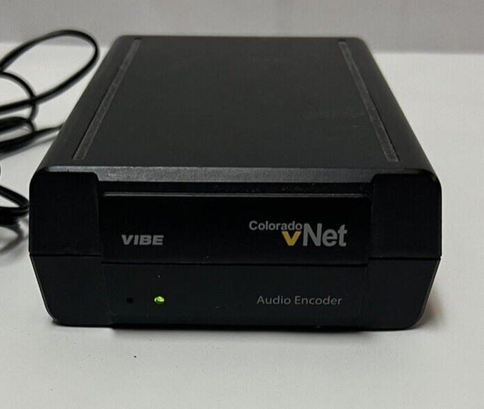 Colorado vNet Audio Encoder with Power Supply Tested!