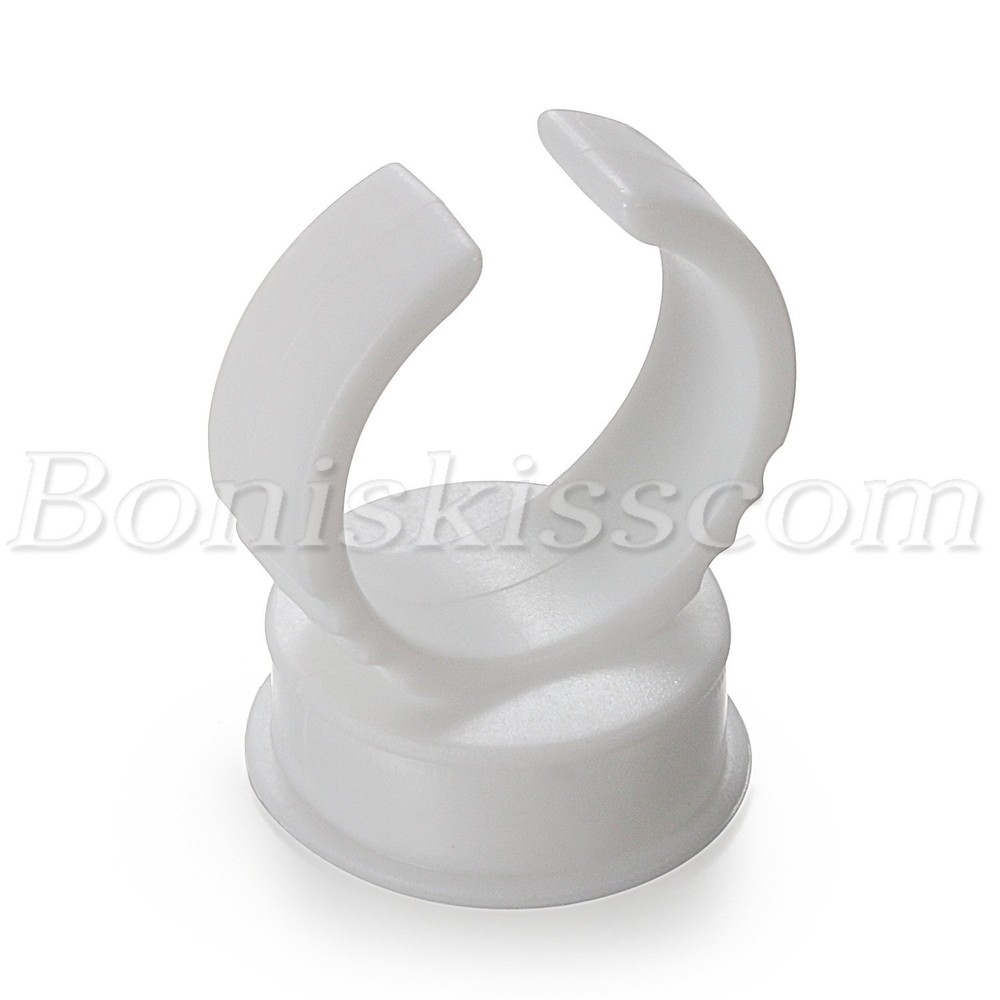100pcs Disposable Glue Holder Rings Grafted Eyelash Extensions Application Tools