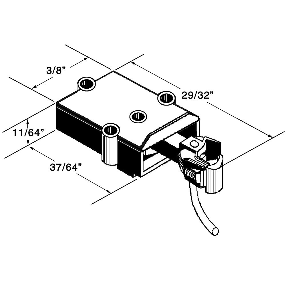 Kadee #803 Plastic Couplers & Gearboxes Black On3 Scale