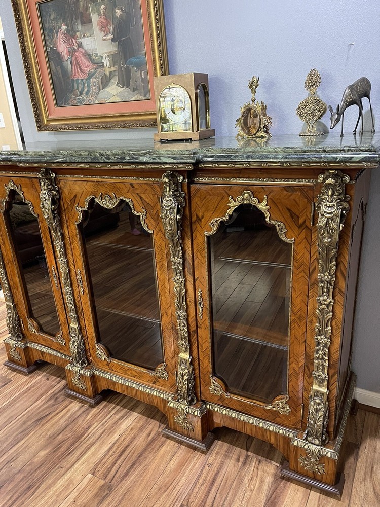 Beautiful, large Victorian style, Credenza, Display Sideboard