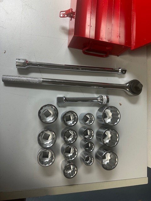 Standard chrome socket with 12 point openings